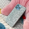 thumbnail image 6 of Compatible with iPhone Case,Crystal Diamond Glitter Bling Sparkly Soft Shockproof Cover for Women Girls Phone Case (Silver,iPhone 14 Pro), 6 of 11