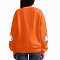 thumbnail image 4 of Towmus Halloween Sweatshirts for Women Ghost Printed Long-Sleeved Casual Crew-Neck Pullover Tops, 4 of 4