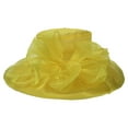 thumbnail image 3 of Seductiva Sun Hats Women's Vintage Mesh Hat Floral Shade Holiday Brim Top Hat, 3 of 4