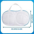 thumbnail image 2 of SHIMELE Bra Laundry Bag, Bra Washing Bag for Washing Machine, Lingerie Wash Bag with Zipper, Mesh Underwear Laundry Bag, Bra Protector for Washer Dryer, Hanging Wash Bag, 2 of 2