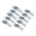 thumbnail image 1 of 10 piezas de soportes para fregadero bajo encimera, soporte estable para instalación bajo encimera, clip de cerámica para lavabo de baño y cocina., 1 of 9