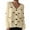 Beige, variant on Lightweight Sweaters for Women Fall Winter Button V Neck Embroidered Heart Pattern Cardigan Knit Women's Blouses,Beige,L