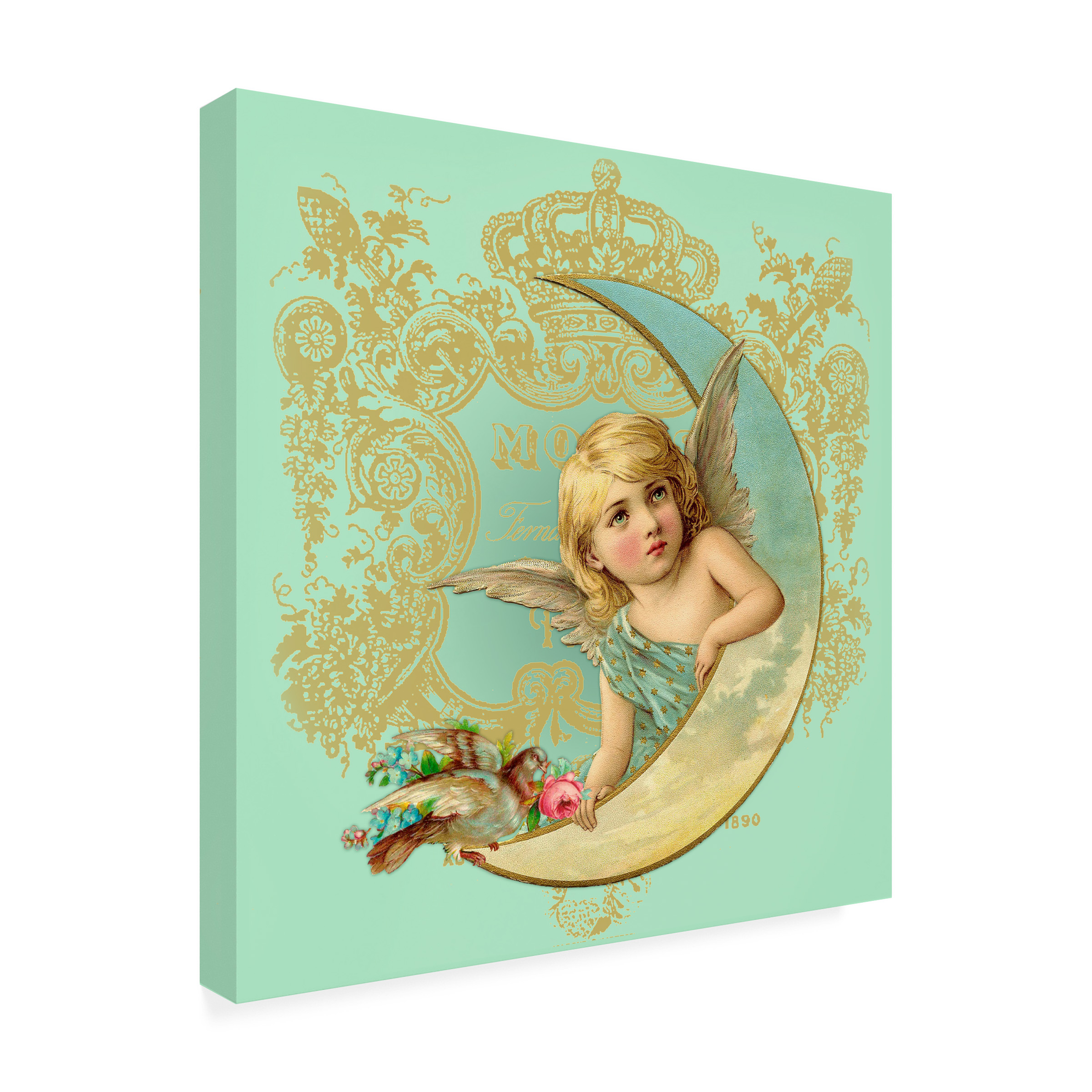 Trademark Fine Art 'Luna Angel' Canvas Art by Tina Lavoie