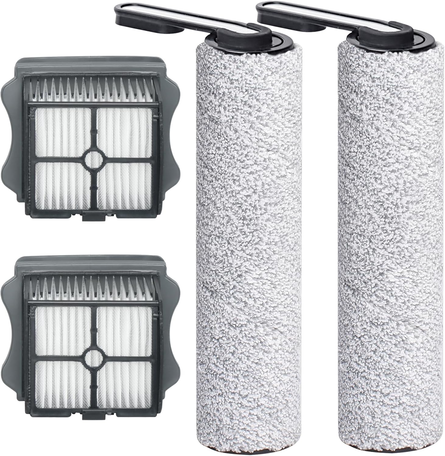 Floor One S5 Replacement Brush Roller and HEPA Filter for Tineco Floor ONE S5 & S5 PRO 2 Cordless Wet Dry Vacuum Cleaner, Replacement Roll Parts for Tineco cleaning solution refill