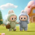 thumbnail image 3 of Spot Bubble Mart Gift Rabb Vinyl Doll Doll Doll Keychain Blind Box Toys, 3 of 5