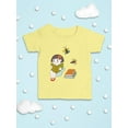 thumbnail image 3 of Girl Reads A Book T-Shirt Infant -Image by Shutterstock,  12 Months, 3 of 4