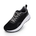 thumbnail image 1 of Zapatillas ROABES con puntera ancha para mujer, de ancho ancho, color negro 43, 1 of 9