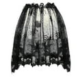 thumbnail image 2 of Agiferg Rideau Tricoté d'Halloween Housse de Lampe Noir Araignée Chauve-Souris Dentelle, 2 of 6