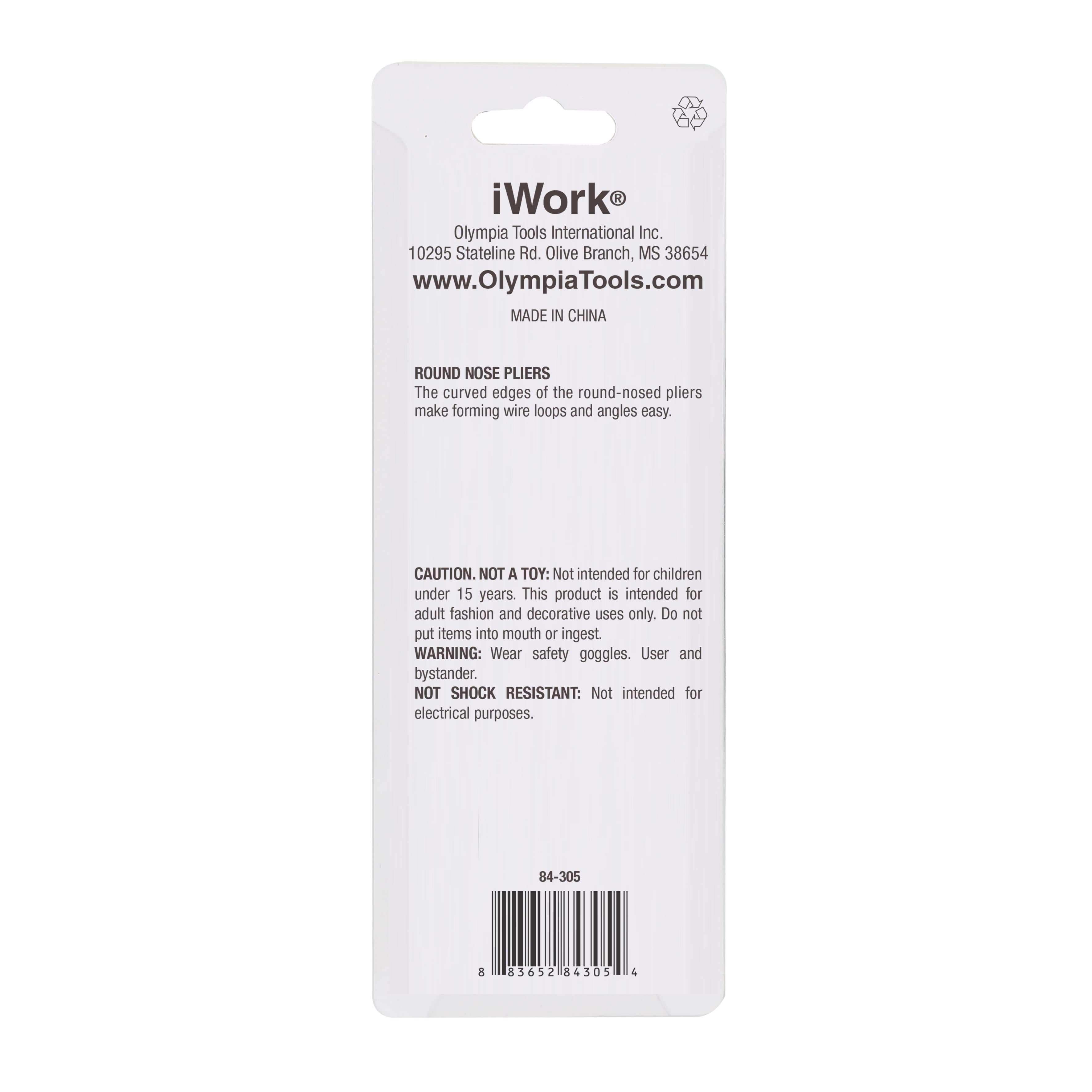 iWork Round Nose Pliers