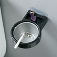 thumbnail image 4 of Bueautybox Wall Mounted Ashtray,Nail Free Cigarette Bin Removable Stainless Steel Ashtray Cigarette Receptacle for Bathroom Toilet Kitchen Hotel Office Best Gift for smokers, 4 of 7