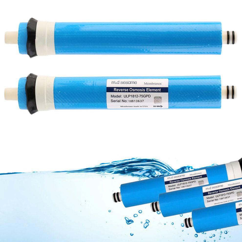 Blue Reverse Osmosis Element Water Filter Membrane Element ULP1812-75GPD Removing Potentially Harmful Chemicals 
