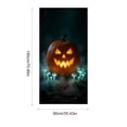 thumbnail image 3 of Cififendec Halloween Themed Door Cover Tapestry, Spooky Scene Backdrop for Home Entrance and Prop Shoot Decor, 70.86"×35.43", 3 of 6