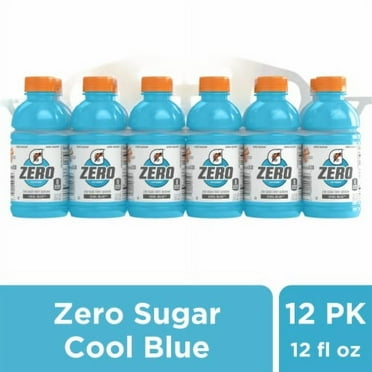 Gatorade Zero Sugar Cool Blue Thirst Quencher Energy Drink - 12 fl oz - 12 bottles