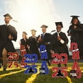 thumbnail image 4 of Graduation Yard Signs 4Pcs Waterproof Large Size Glittering 2025 Grad Decor with Stakes Graduation Party Supplies & Decorations, 4 of 6