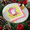 thumbnail image 4 of 6.5×6.5in Christmas Disposable Paper Napkins, 20 Sheets Festive Patterned Napkins - Holiday Table Decor for Christmas Birthdays Party Supplies, 4 of 6