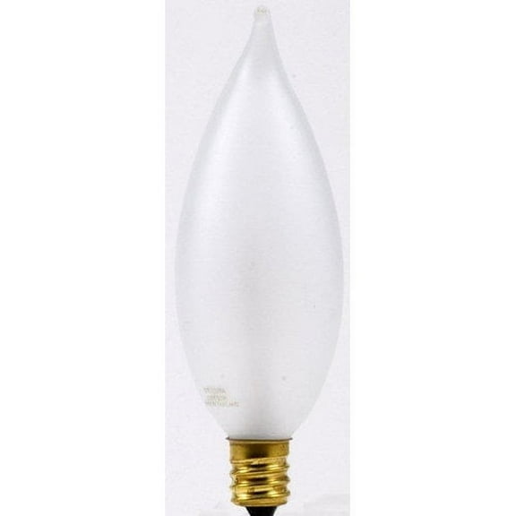 Sylvania 40watt Decorative Bent Tip 4pk