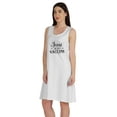 thumbnail image 3 of Inkmeso Jesus Is My Vaccine T-Shirt Funny Pro Vaccine Summer Scoop Neck Dresses, 3 of 8