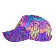 thumbnail image 5 of Haiem Elephant in Tribal Style Baseball Cap Dad Hat Cotton Soft Adjustable Fashion Hats for Men Women Unisex Style Headwear, 5 of 9