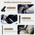 thumbnail image 3 of Cordless Handheld Vacuum Cleaner, Powerful 6000Pa Suction with 3-in-1 Accessories, Lightweight and Quiet, Fast Charging, Washable Filter, for Car and Home Cleaning, 3 of 7