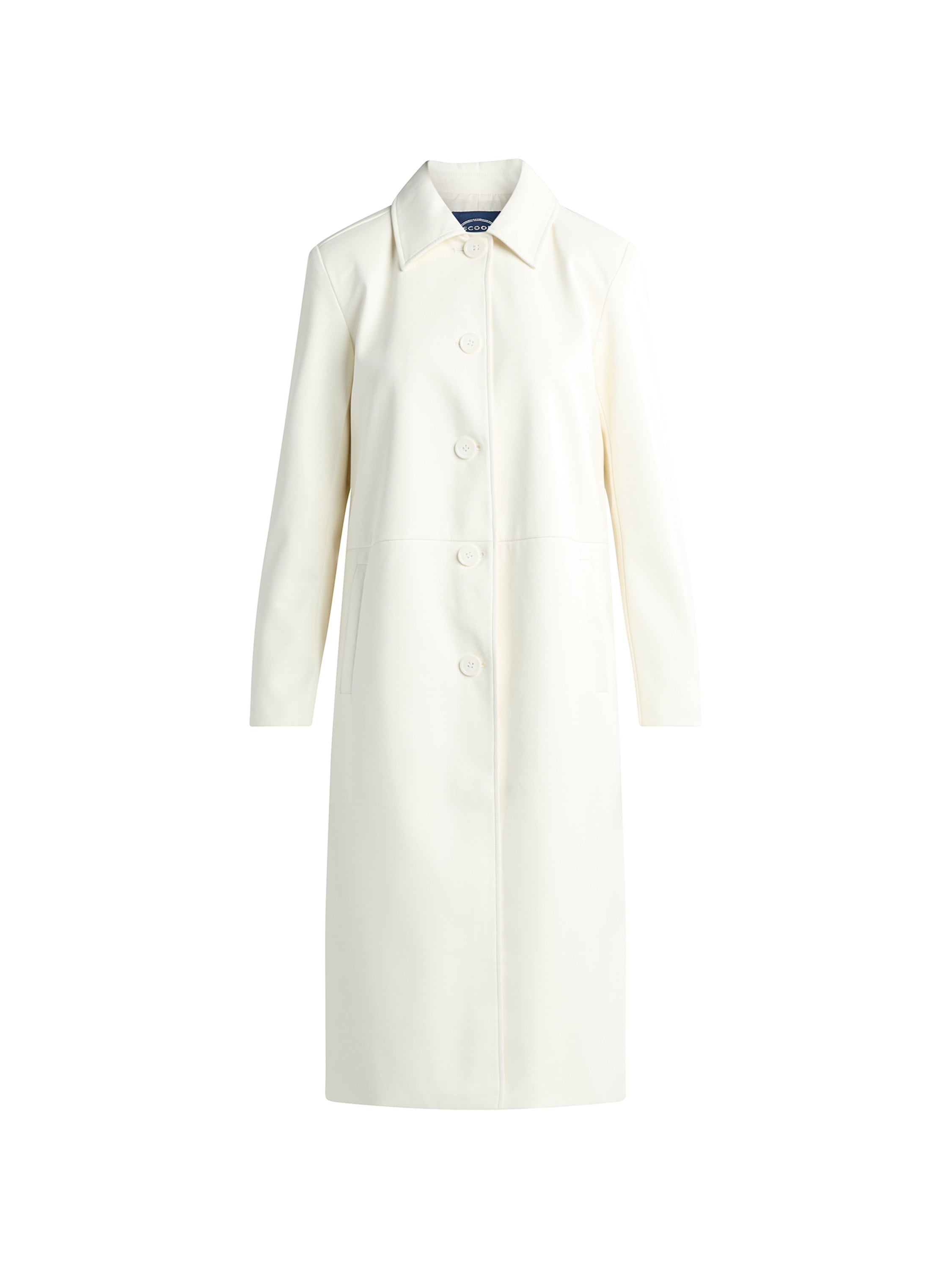 Scoop Women's Stylish Faux Leather Trench Coat, Sizes XS-XXL