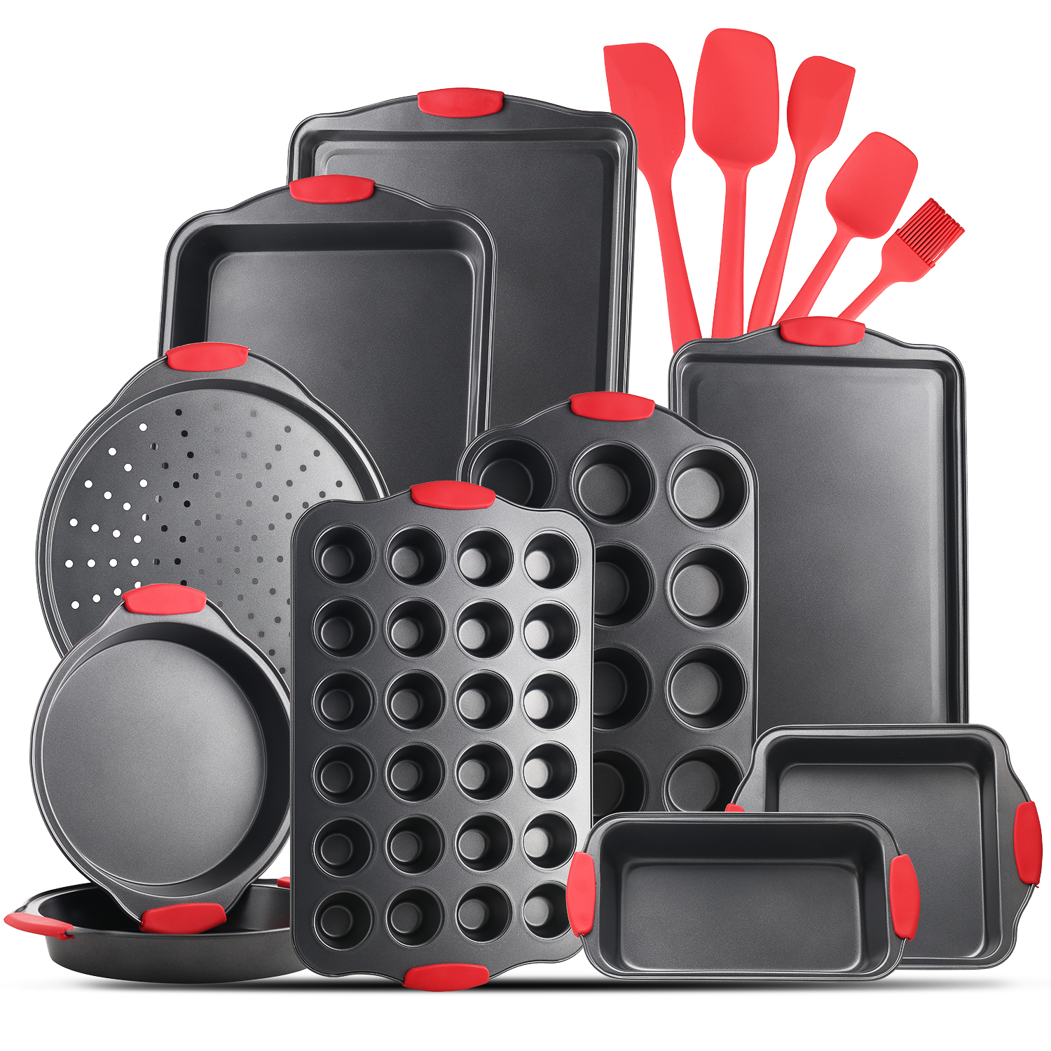 Virtu 15-Piece Nonstick Carbon Steel Bakeware Set photo 4