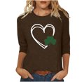 thumbnail image 3 of TaTaai Womens Saint Patricks Day Tshirt Celtic Knot Print Short Sleeve Relaxed Fit Round Neck Casual Top Lightweight Soft Cotton Gift, 3 of 7
