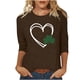 thumbnail image 3 of TaTaai Womens Saint Patricks Day Tshirt Celtic Knot Print Short Sleeve Relaxed Fit Round Neck Casual Top Lightweight Soft Cotton Gift, 3 of 7