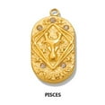 thumbnail image 4 of Ornaments Clearance! Zodiac Tarot Pendant Necklace Ornament Stainless Charm Pendant*1, 4 of 4