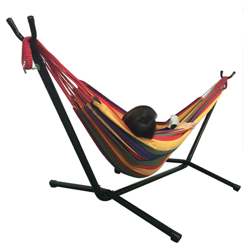 Clearance Hammock With Stand Patio Double Hammock With Carrying Bag
