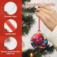 thumbnail image 4 of Disketp Colorful Stone World The Christmas Ornaments, Christmas Tree Acrylic Hanging Decorations Pendant Christmas Decor Indoors Home Party-Round Shape, 4 of 7