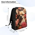 thumbnail image 4 of Easygdp Vintage Red Flower Chihuahua Mochila Versátil y Elegante: Comodidad, Almacenaje y Durabilidad para la Universidad, Trabajo, Viajes y Uso Diario, 4 of 8