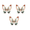 A-3PC, variant on DefiDgd Butterfly Stained 2D Flat Glass Window Hanging Decoration,Colorful Suncatcher Butterfly Ornaments Window Wall Garden Decor Gift for Butterfly Lovers(A)