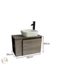 thumbnail image 4 of Mueble De Baño +ovalin Marmol +monomando Minimalista Moderno, 4 of 10