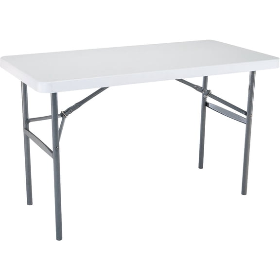 Lifetime Products 2940 Lifetime 24" X 48" White Granite Folding Table, 24 by 48