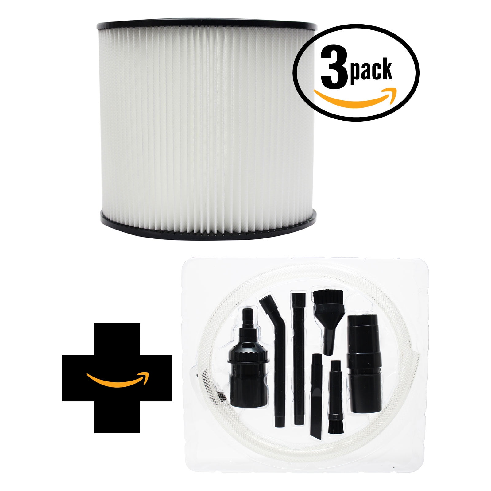 3Pack Replacement ShopVac Lowe's Wet/Dry Vac SL14400 Vacuum