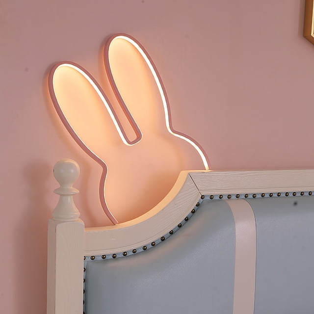 Ovzne Gradient Desk Lamp Bathroom Night Light Led Rabbits Light Wall Bedside Lamp Small Night Light Decoration Usb Plug-In Model Induction Night Light On Clearance