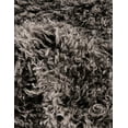 thumbnail image 4 of Unique Loom Infinity Shag Collection Area Rug - Jinko (8' Square Smoke), 4 of 7