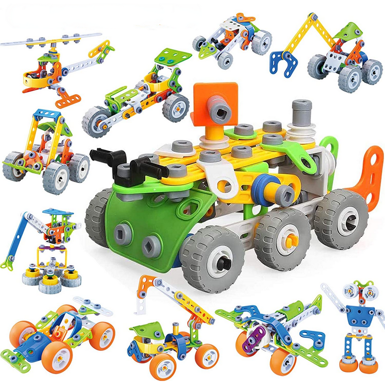 175 pièces Stem Toys Kit Jouet de construction pour enfants Building Blocks  Learning Set pour l’âge 4 5 6 7 8 9 10 ans garçon fille Meilleur jouet