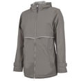thumbnail image 2 of Charles River Apparel 5099 Women's New Englander Rain Jacket-Grey/Reflective-XS, 2 of 3