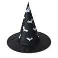 thumbnail image 1 of Decoración de Halloween Dulces de Halloween Inflables de Halloween Murciélago Sombrero de Halloween Accesorios de decoración Bruja adulta Tocado de bruja Vestir Sombrero f(Compre 2 y obtenga 1 gratis), 1 of 2