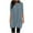 Navy, variant on Olyvenn Women Rib Knit Tunic Tops Short Sleeve Crewneck Long Shirts 2025 Trendy Solid Color Basic Casual Blouses Tunics Gray L