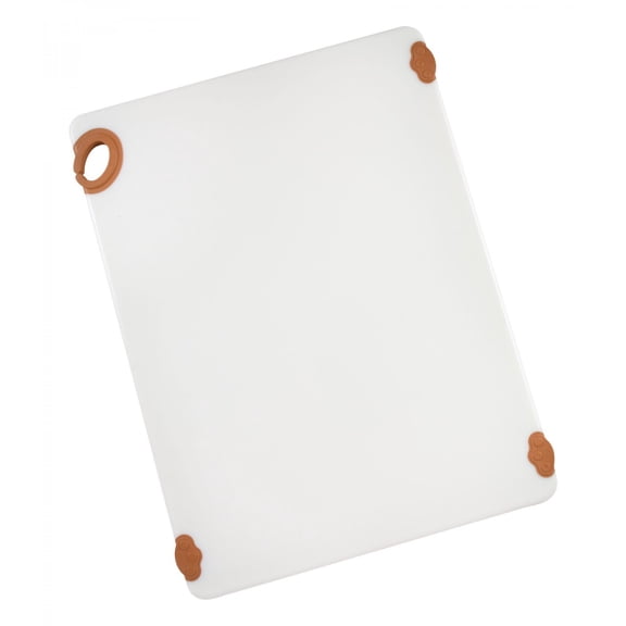 Winco CBN-1824BN StatikBoard Cutting Board with Hook, Brown 18" x 24" x 1/2"