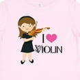 thumbnail image 4 of Inktastic Girls I Heart Violin Girls Baby T-Shirt, 4 of 5
