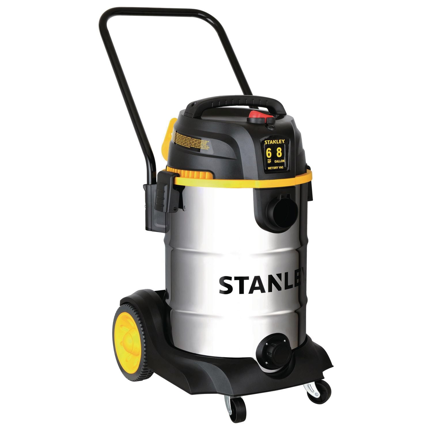 STANLEY ST 8G VAC S/S, Stanley 30L (8 Gal.) 6.0 Peak Horsepower Wet/Dry Shop Vacuum with accessories