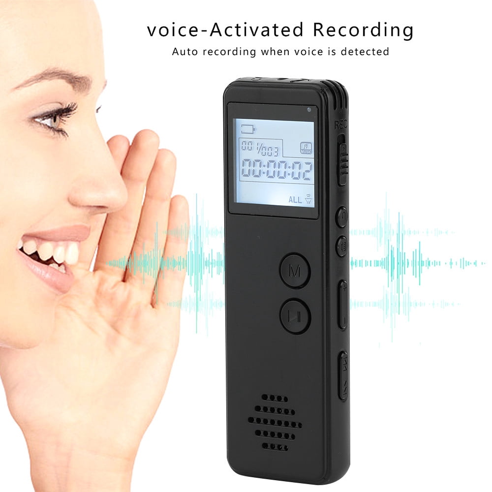 Digital Voice Recorder One Key Recording Remote Audio Mp3 Recorder Noise Reduction Voice Mp3 Record Player