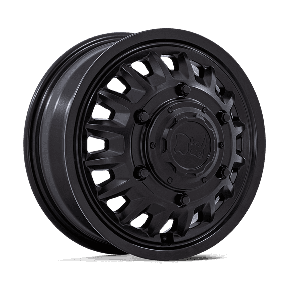 16x6 Black Rhino BR019 Aliso Matte Black DUALLY REAR Wheel 6x205 (-130mm)