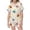 1-197Beige520, variant on MEZZALL Girls Halloween Sleepwear Short Sleeve Pumpkin Ghost Printed Lapel Blouse Pajamas Sets Tops With Elastic Waist Shorts Two Piece Loungewear For Kids Breathable Nightwear