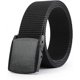 thumbnail image 1 of Military Tactical Belts for Men Women Nylon Belt Heavy Duty Quick Release Canvas Buckle Belt (Black,125cm), 1 of 5
