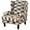 Beige Grid, variant on SHANNA Wingback Chair Slipcovers 2-Piece Stretch Fabric Wing Chair Cover with Cushion Cover Armchair Sofa Furniture Protector