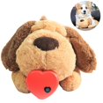 thumbnail image 2 of Puppy Toy With Heartbeat Dog Calming Behavioral Training Toy Sleeping Animal, 2 of 5